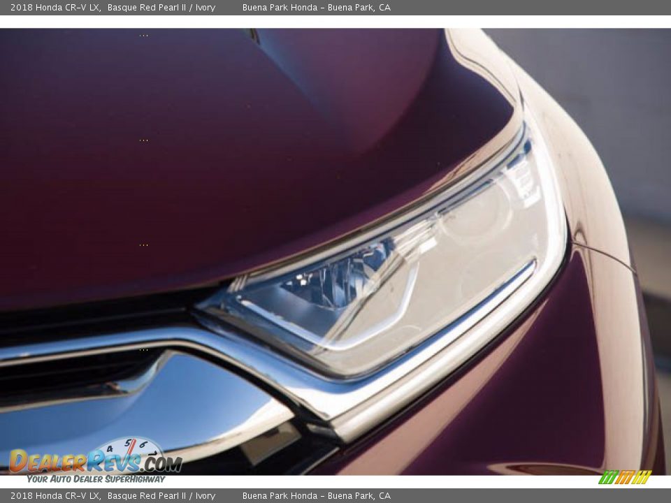 2018 Honda CR-V LX Basque Red Pearl II / Ivory Photo #9