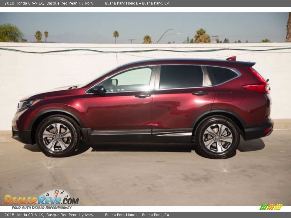 2018 Honda CR-V LX Basque Red Pearl II / Ivory Photo #10