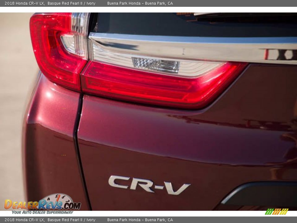 2018 Honda CR-V LX Basque Red Pearl II / Ivory Photo #11