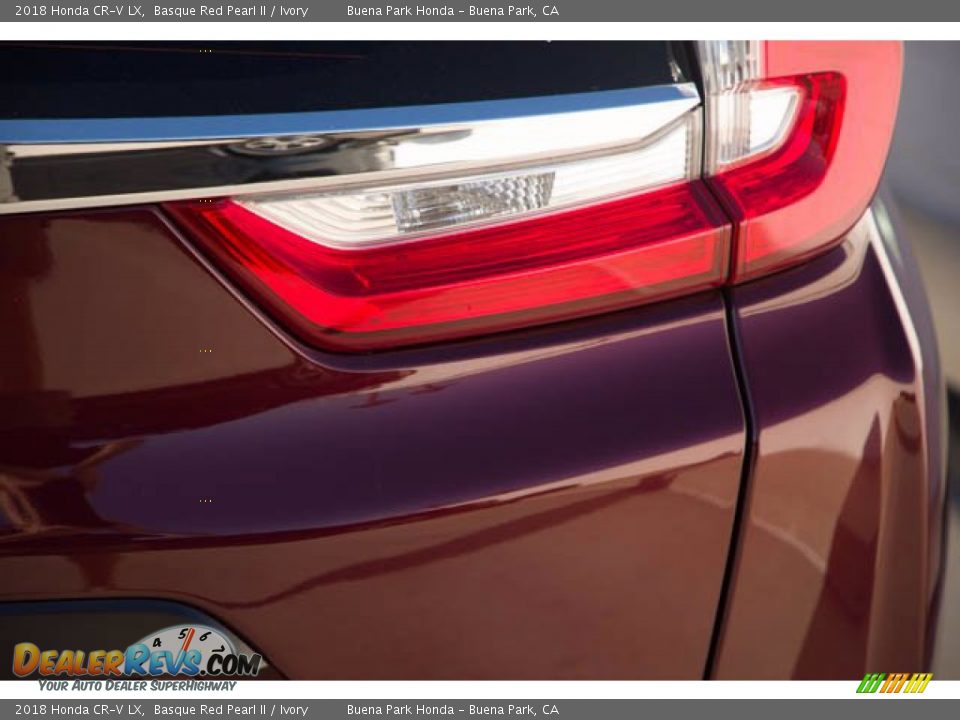 2018 Honda CR-V LX Basque Red Pearl II / Ivory Photo #12