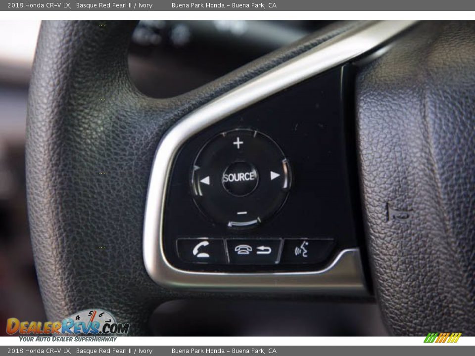 2018 Honda CR-V LX Basque Red Pearl II / Ivory Photo #15