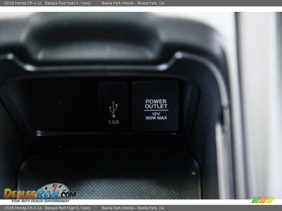 2018 Honda CR-V LX Basque Red Pearl II / Ivory Photo #18