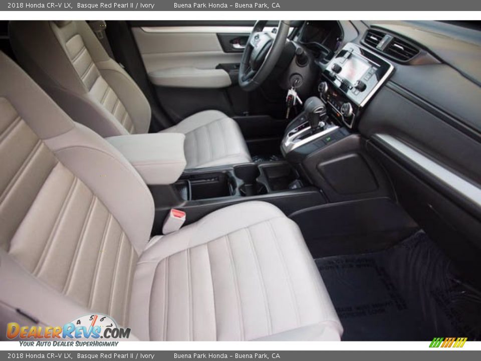 2018 Honda CR-V LX Basque Red Pearl II / Ivory Photo #24
