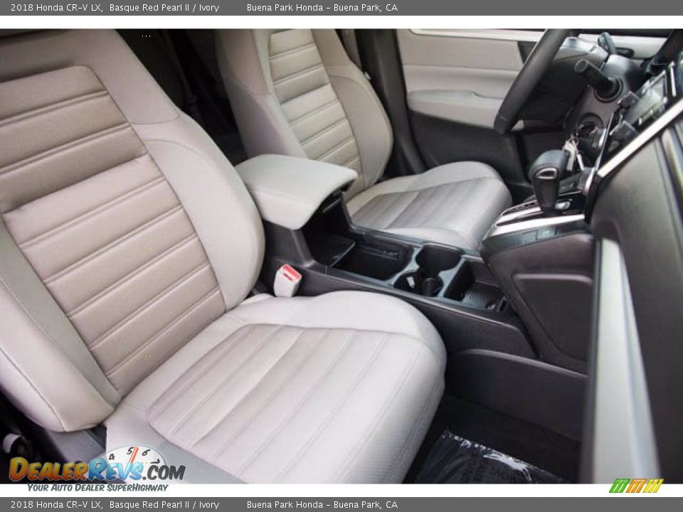 2018 Honda CR-V LX Basque Red Pearl II / Ivory Photo #25