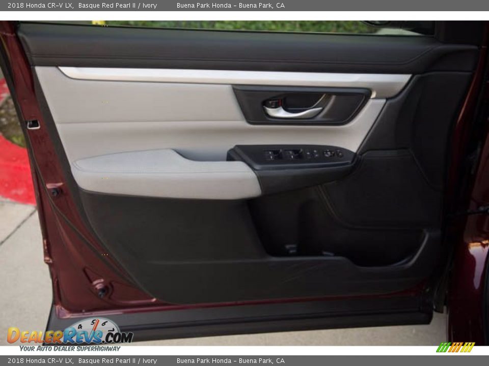 2018 Honda CR-V LX Basque Red Pearl II / Ivory Photo #29