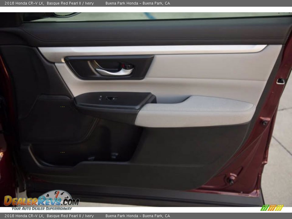2018 Honda CR-V LX Basque Red Pearl II / Ivory Photo #33