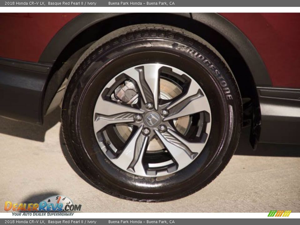 2018 Honda CR-V LX Basque Red Pearl II / Ivory Photo #35