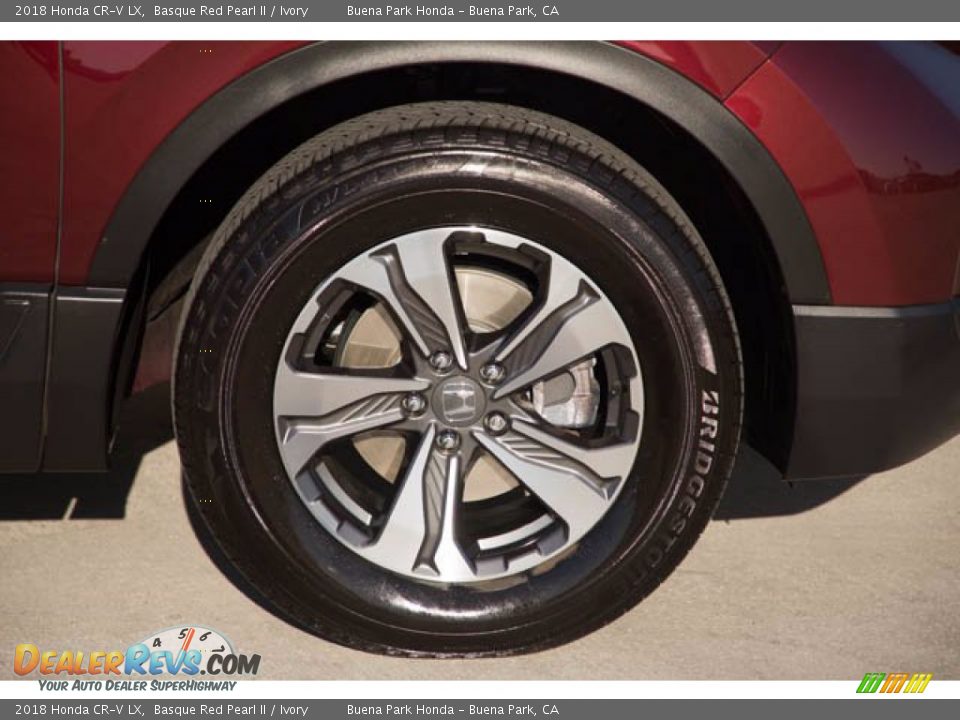 2018 Honda CR-V LX Basque Red Pearl II / Ivory Photo #36
