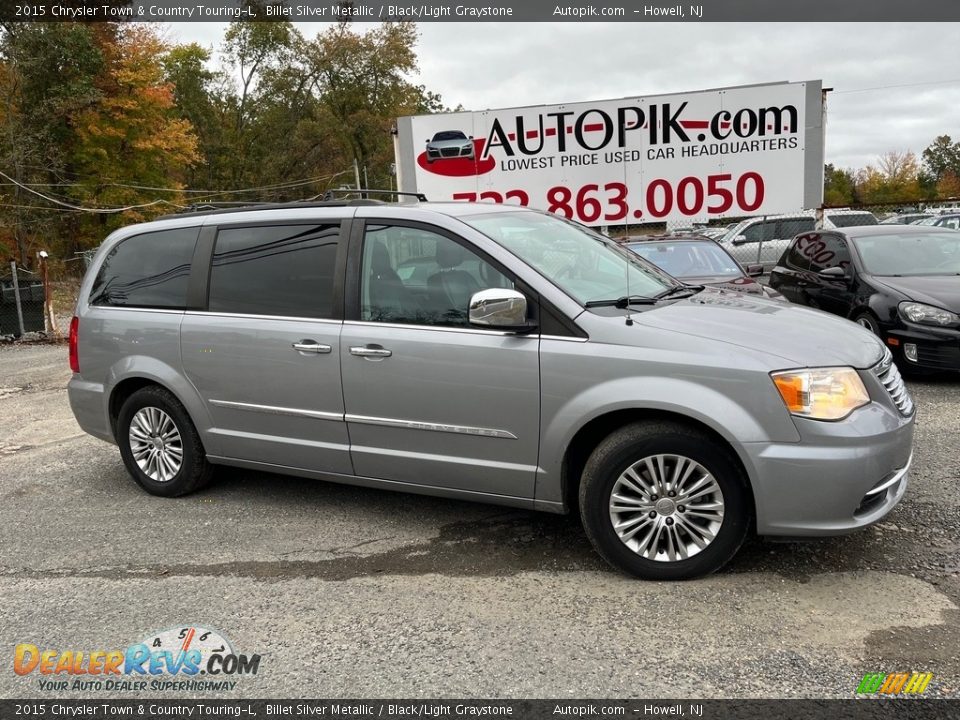 2015 Chrysler Town & Country Touring-L Billet Silver Metallic / Black/Light Graystone Photo #1