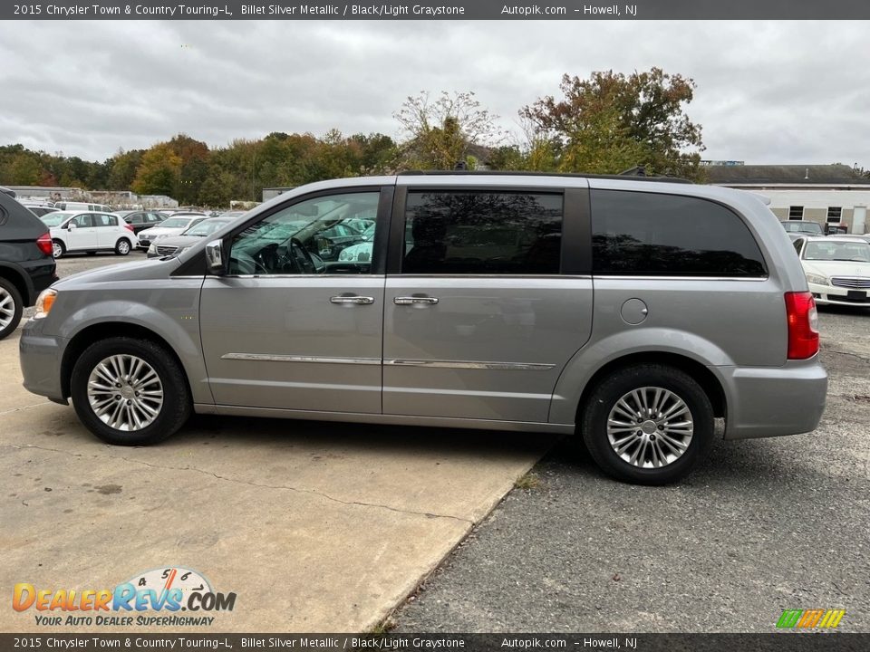 2015 Chrysler Town & Country Touring-L Billet Silver Metallic / Black/Light Graystone Photo #3