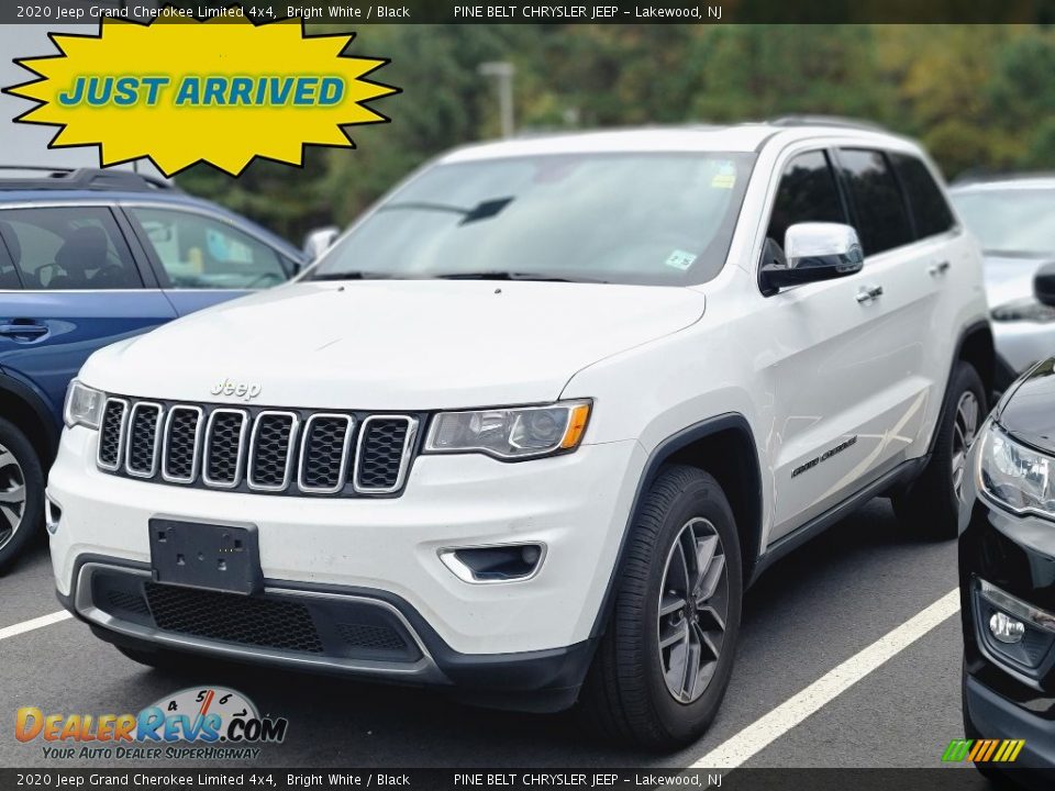 2020 Jeep Grand Cherokee Limited 4x4 Bright White / Black Photo #1