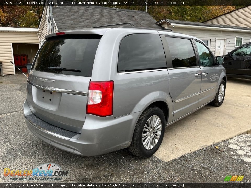 2015 Chrysler Town & Country Touring-L Billet Silver Metallic / Black/Light Graystone Photo #6