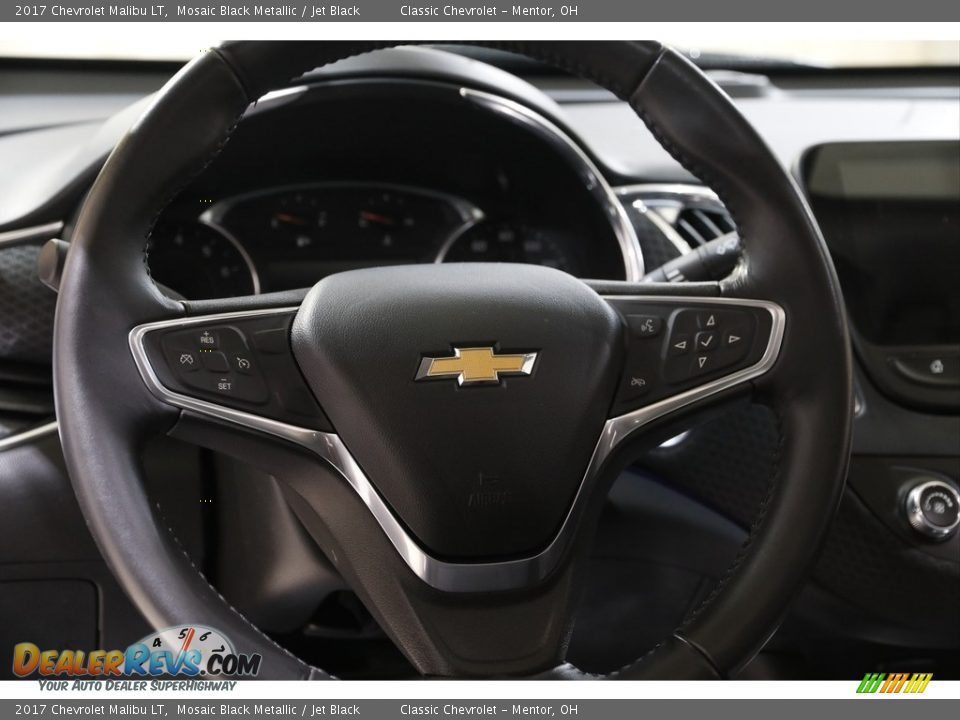 2017 Chevrolet Malibu LT Mosaic Black Metallic / Jet Black Photo #7