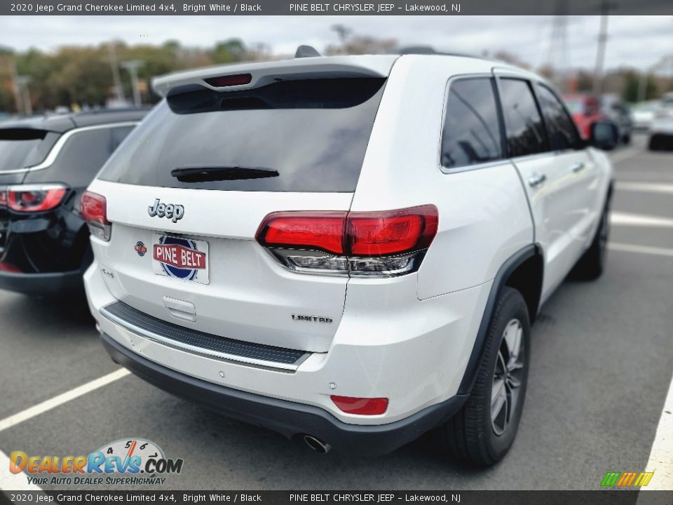 2020 Jeep Grand Cherokee Limited 4x4 Bright White / Black Photo #3