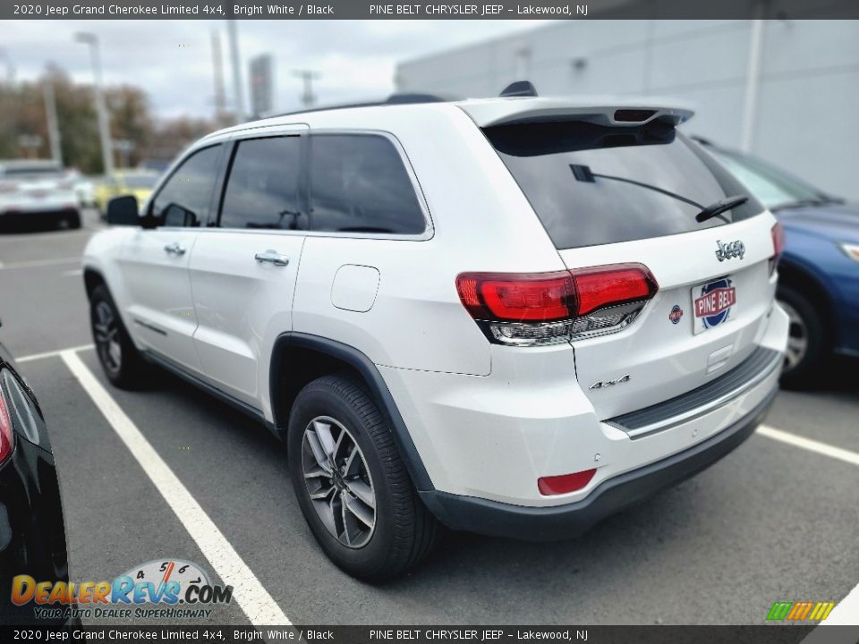 2020 Jeep Grand Cherokee Limited 4x4 Bright White / Black Photo #4