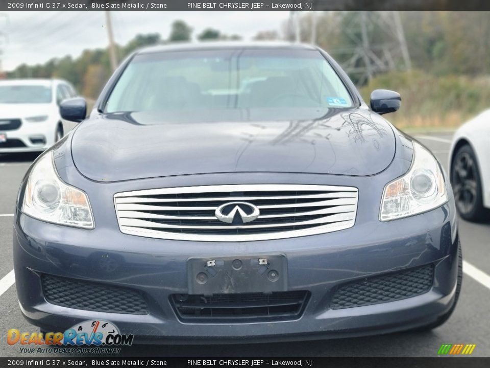 2009 Infiniti G 37 x Sedan Blue Slate Metallic / Stone Photo #2