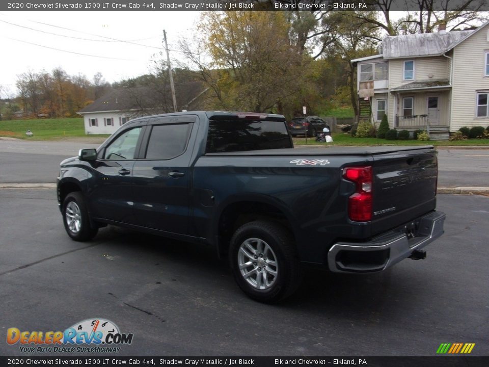 2020 Chevrolet Silverado 1500 LT Crew Cab 4x4 Shadow Gray Metallic / Jet Black Photo #5