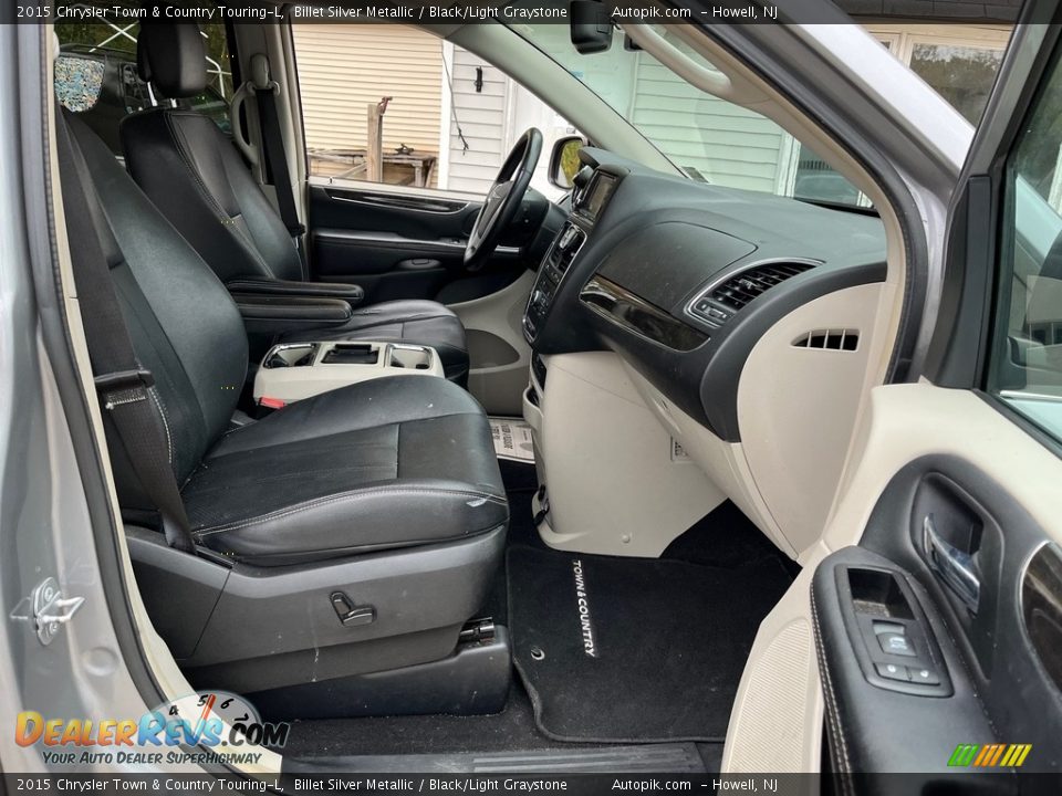 2015 Chrysler Town & Country Touring-L Billet Silver Metallic / Black/Light Graystone Photo #11