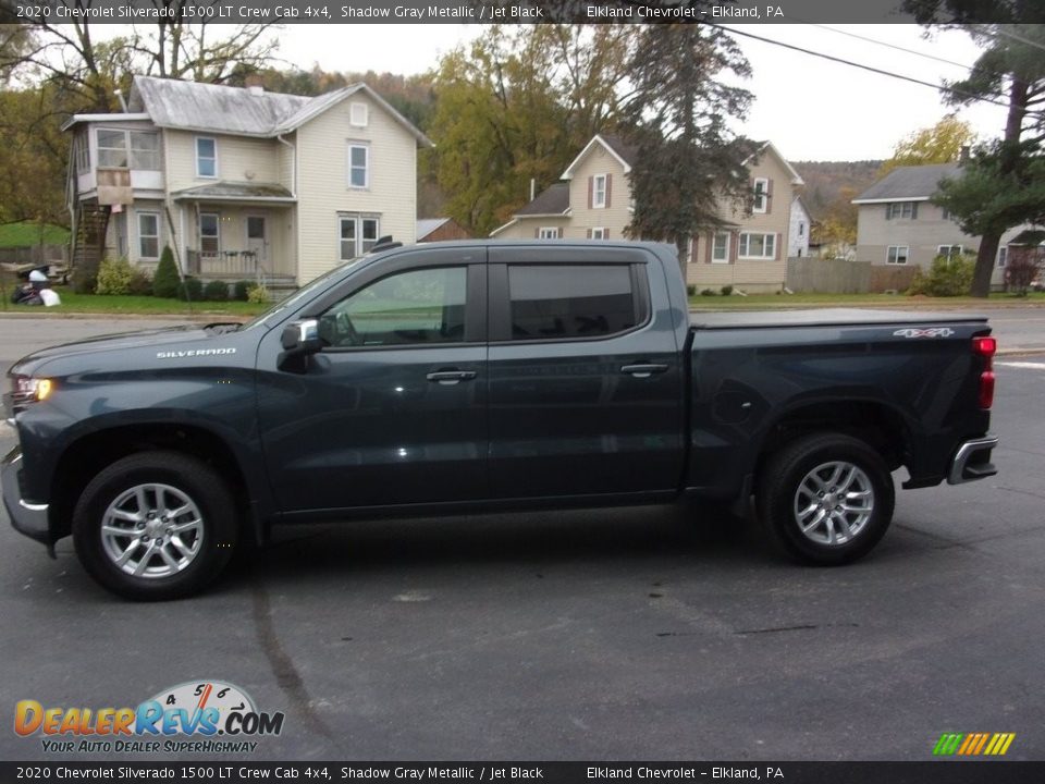 2020 Chevrolet Silverado 1500 LT Crew Cab 4x4 Shadow Gray Metallic / Jet Black Photo #6