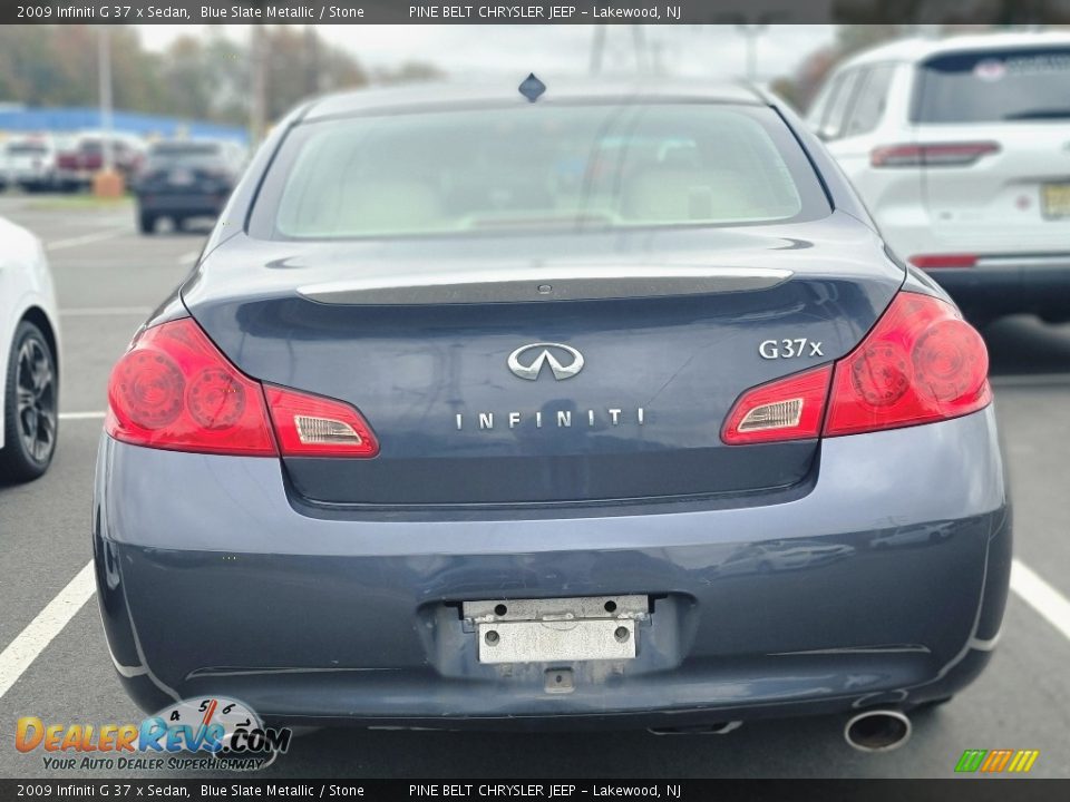 2009 Infiniti G 37 x Sedan Blue Slate Metallic / Stone Photo #5