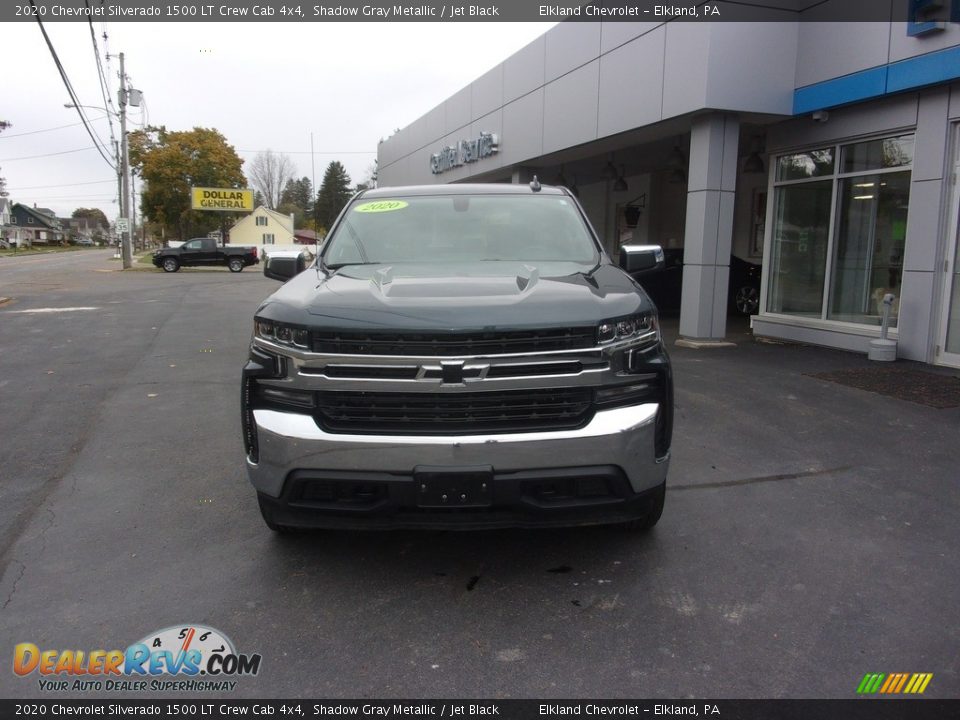 2020 Chevrolet Silverado 1500 LT Crew Cab 4x4 Shadow Gray Metallic / Jet Black Photo #8