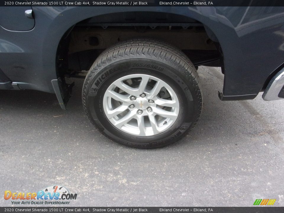 2020 Chevrolet Silverado 1500 LT Crew Cab 4x4 Shadow Gray Metallic / Jet Black Photo #12
