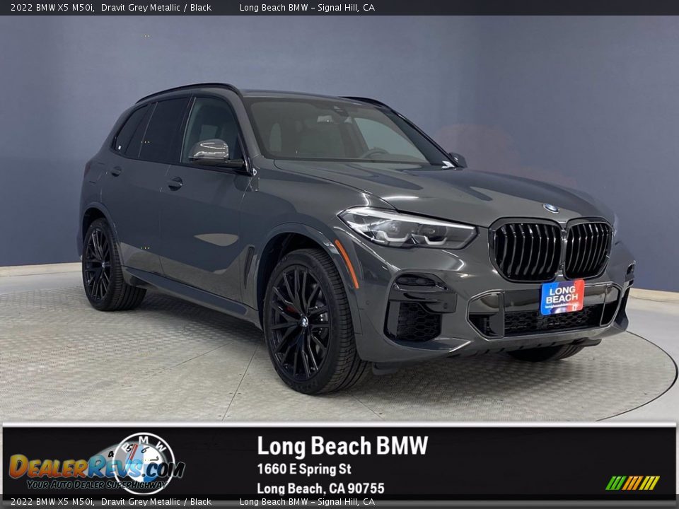 2022 BMW X5 M50i Dravit Grey Metallic / Black Photo #1