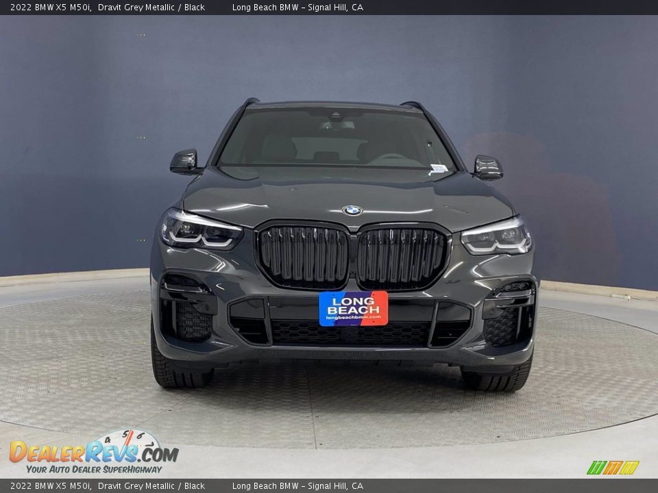 2022 BMW X5 M50i Dravit Grey Metallic / Black Photo #2