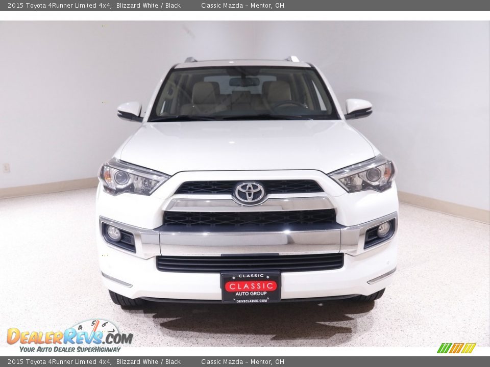 2015 Toyota 4Runner Limited 4x4 Blizzard White / Black Photo #2