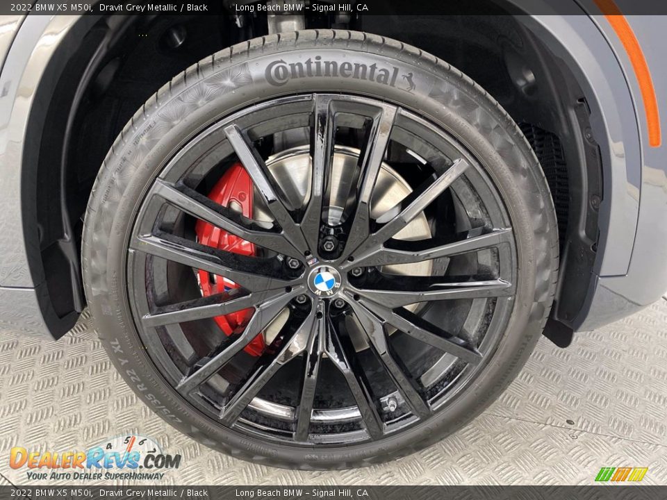 2022 BMW X5 M50i Dravit Grey Metallic / Black Photo #3
