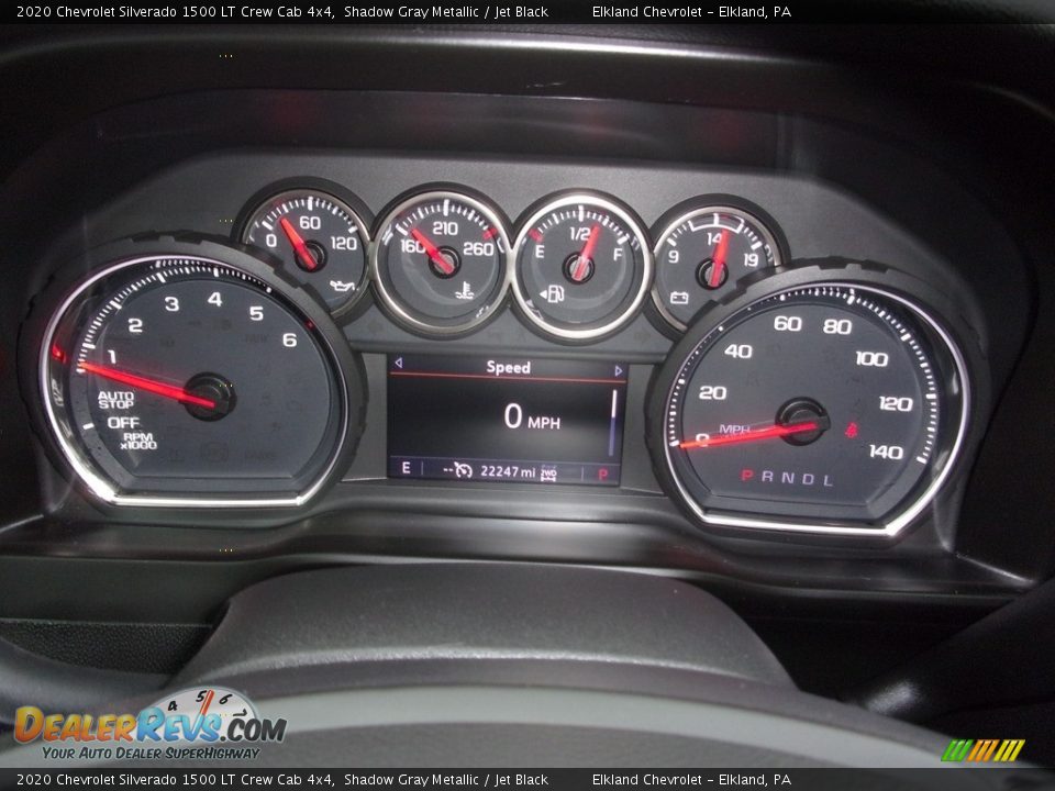 2020 Chevrolet Silverado 1500 LT Crew Cab 4x4 Shadow Gray Metallic / Jet Black Photo #21