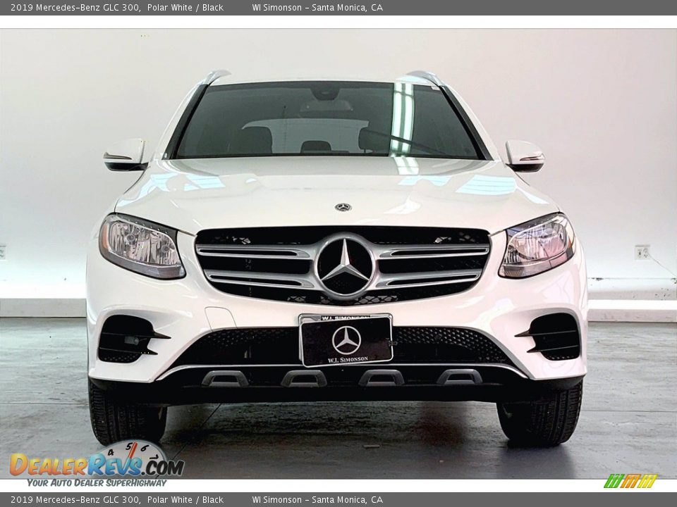 2019 Mercedes-Benz GLC 300 Polar White / Black Photo #2