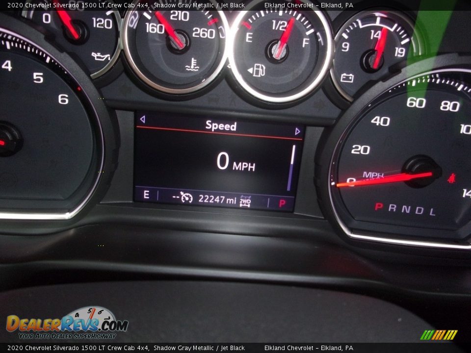 2020 Chevrolet Silverado 1500 LT Crew Cab 4x4 Shadow Gray Metallic / Jet Black Photo #22