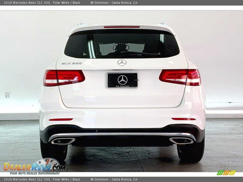 2019 Mercedes-Benz GLC 300 Polar White / Black Photo #3
