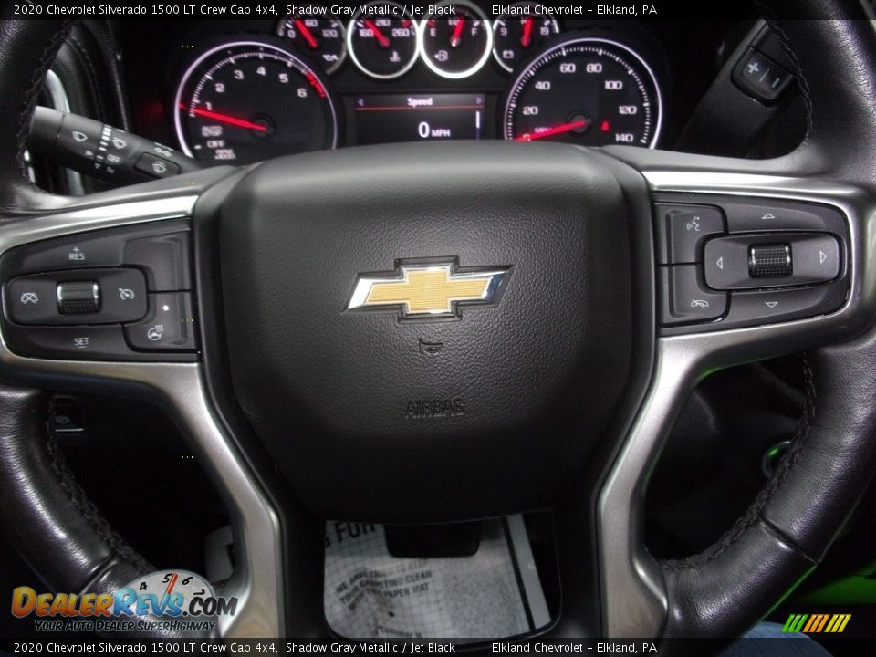 2020 Chevrolet Silverado 1500 LT Crew Cab 4x4 Shadow Gray Metallic / Jet Black Photo #23
