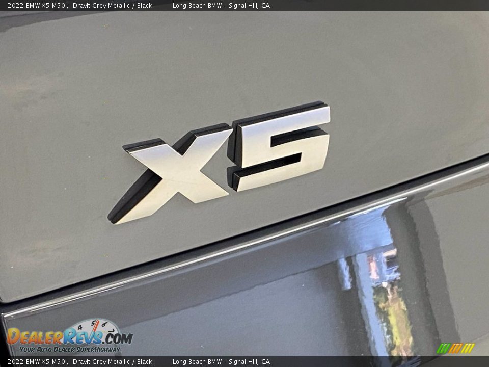 2022 BMW X5 M50i Dravit Grey Metallic / Black Photo #8