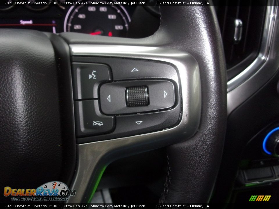 2020 Chevrolet Silverado 1500 LT Crew Cab 4x4 Shadow Gray Metallic / Jet Black Photo #24