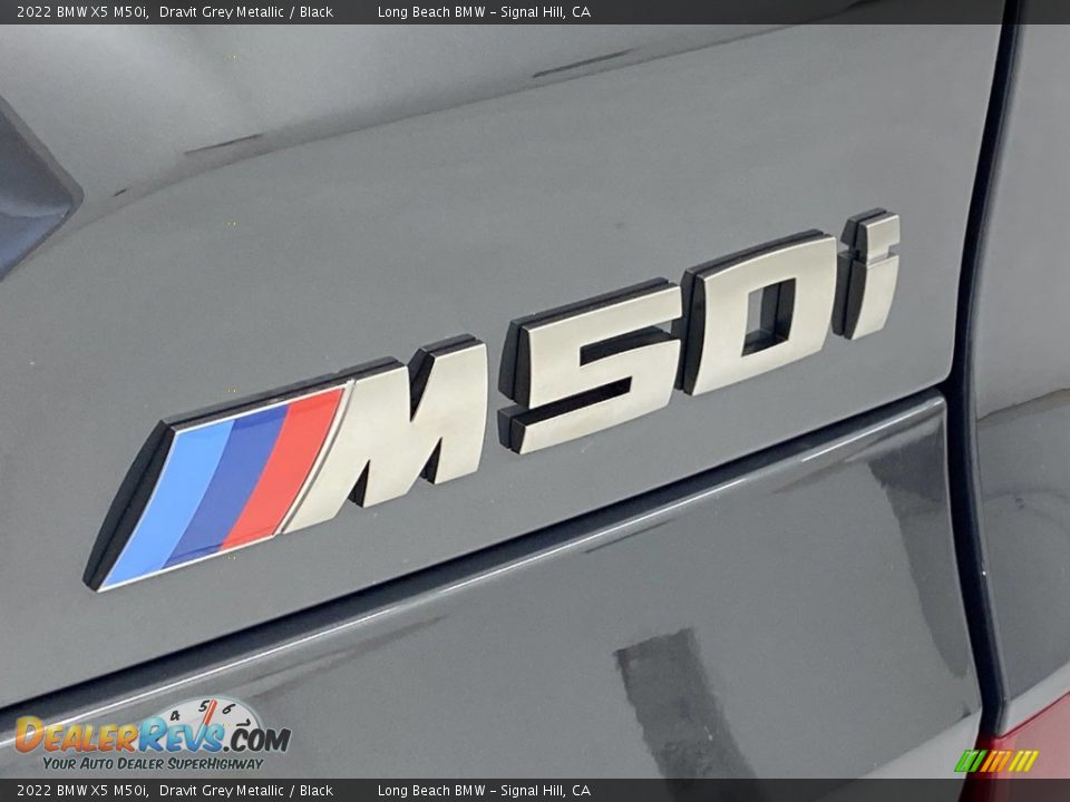 2022 BMW X5 M50i Dravit Grey Metallic / Black Photo #9