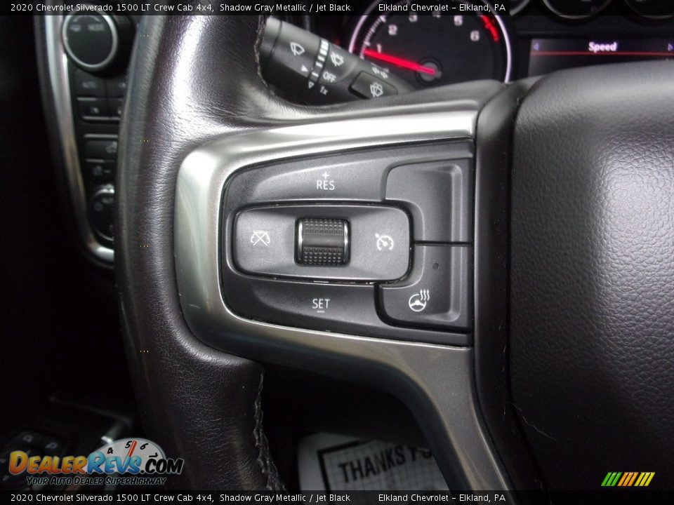 2020 Chevrolet Silverado 1500 LT Crew Cab 4x4 Shadow Gray Metallic / Jet Black Photo #25