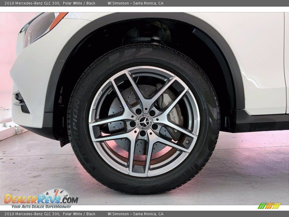 2019 Mercedes-Benz GLC 300 Polar White / Black Photo #8