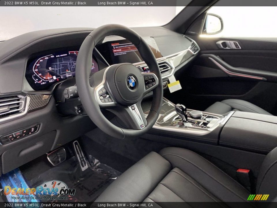 2022 BMW X5 M50i Dravit Grey Metallic / Black Photo #13