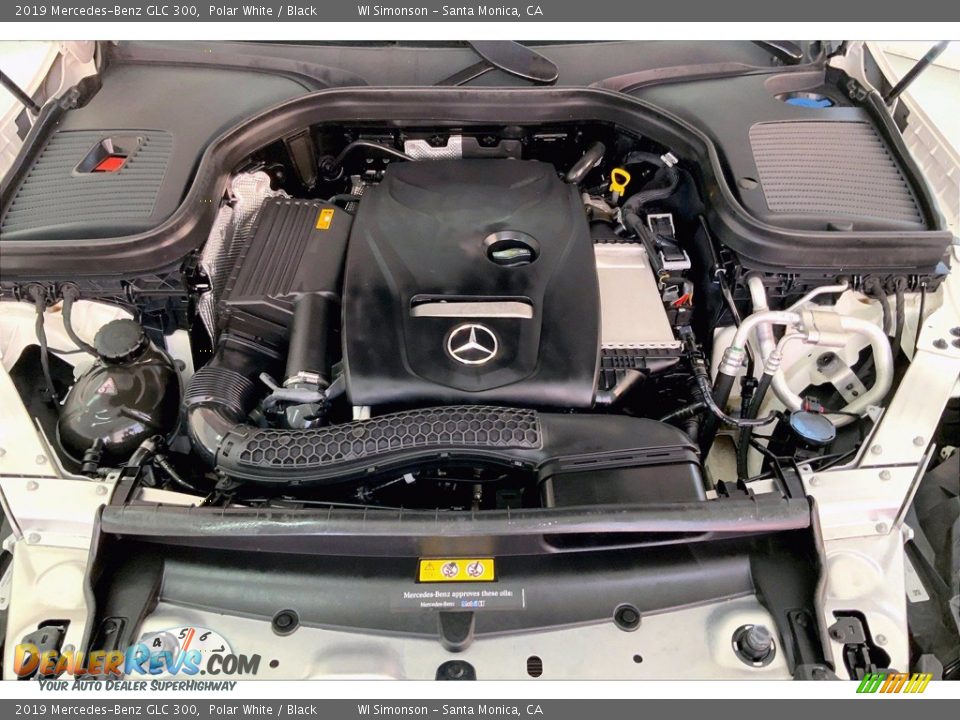 2019 Mercedes-Benz GLC 300 Polar White / Black Photo #9