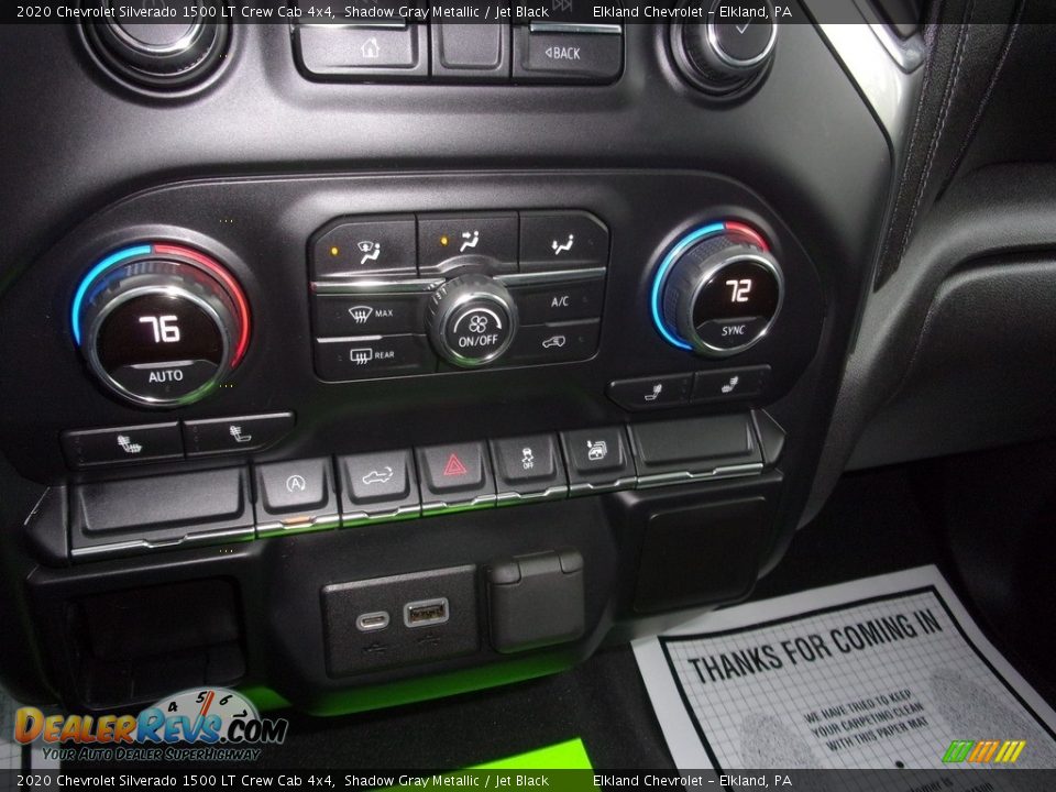2020 Chevrolet Silverado 1500 LT Crew Cab 4x4 Shadow Gray Metallic / Jet Black Photo #31