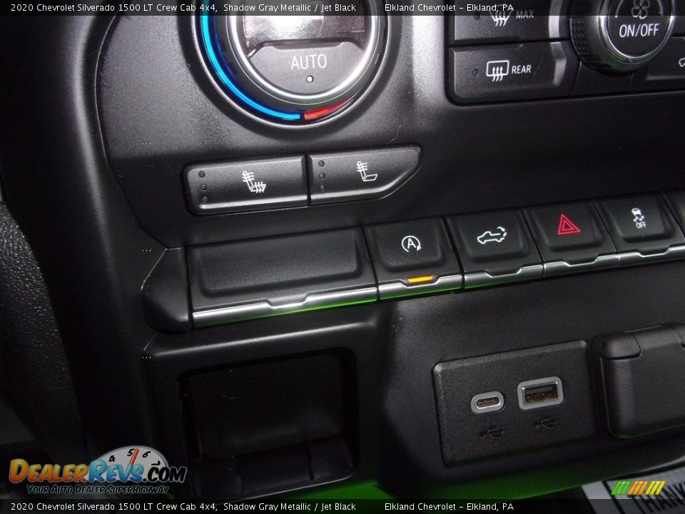 2020 Chevrolet Silverado 1500 LT Crew Cab 4x4 Shadow Gray Metallic / Jet Black Photo #32