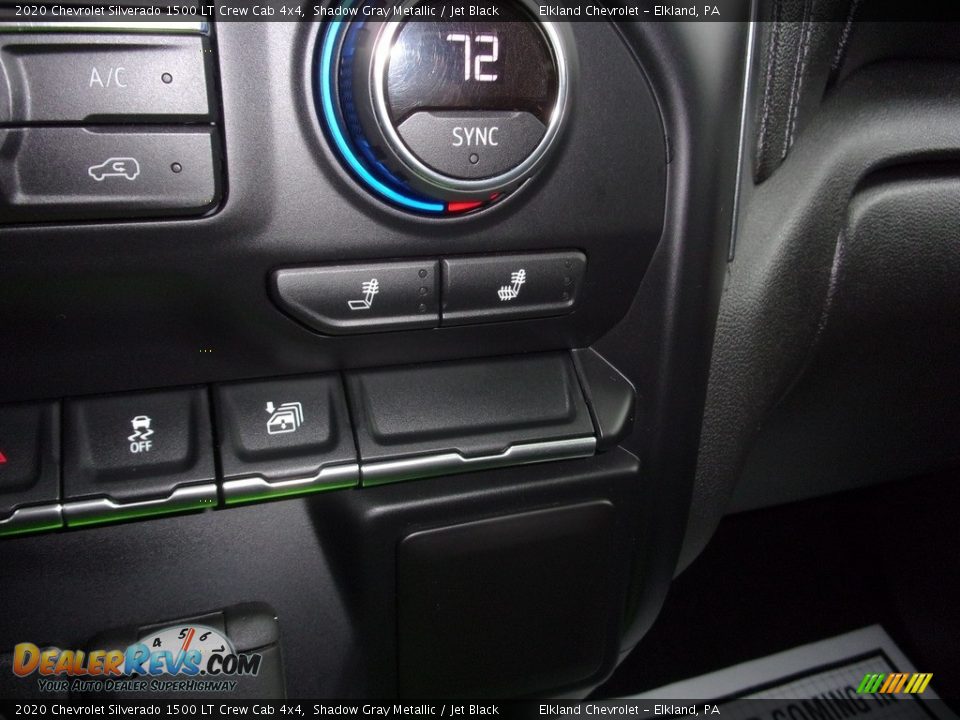 2020 Chevrolet Silverado 1500 LT Crew Cab 4x4 Shadow Gray Metallic / Jet Black Photo #33