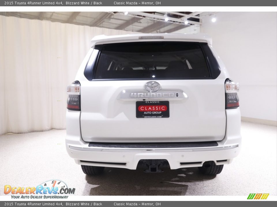 2015 Toyota 4Runner Limited 4x4 Blizzard White / Black Photo #20