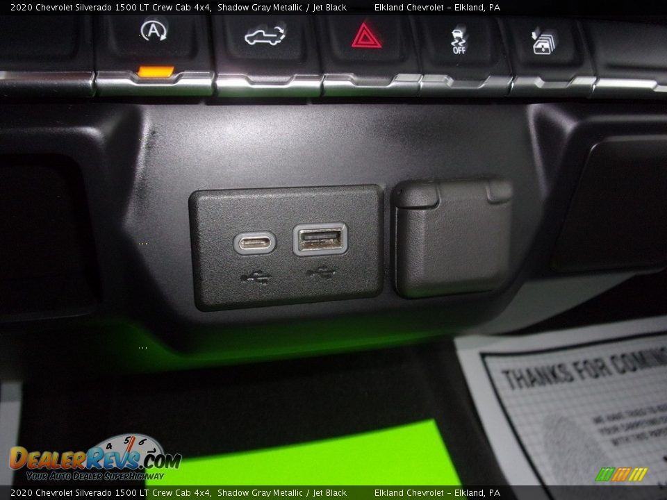 2020 Chevrolet Silverado 1500 LT Crew Cab 4x4 Shadow Gray Metallic / Jet Black Photo #34