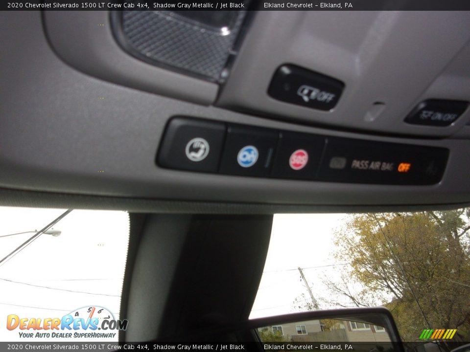 2020 Chevrolet Silverado 1500 LT Crew Cab 4x4 Shadow Gray Metallic / Jet Black Photo #35