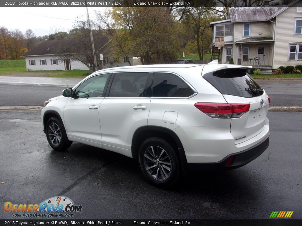 2018 Toyota Highlander XLE AWD Blizzard White Pearl / Black Photo #5