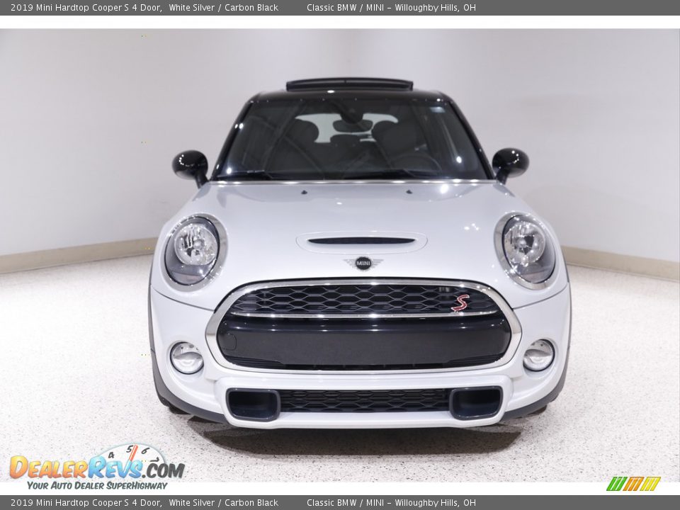 2019 Mini Hardtop Cooper S 4 Door White Silver / Carbon Black Photo #2